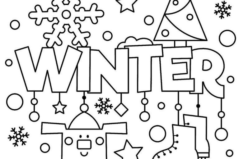 Winter Coloring Printables: A Fun and Educational Activity for All Ages