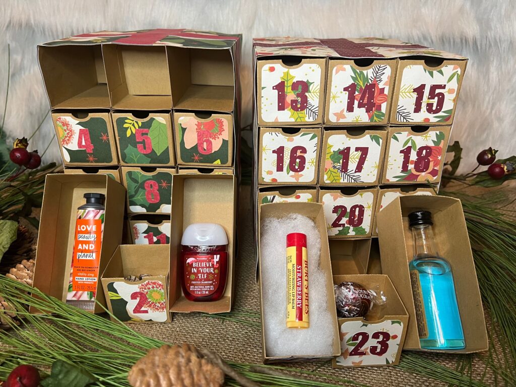 24 Box Advent Calendar For Kids Teens Adults Digital Etsy