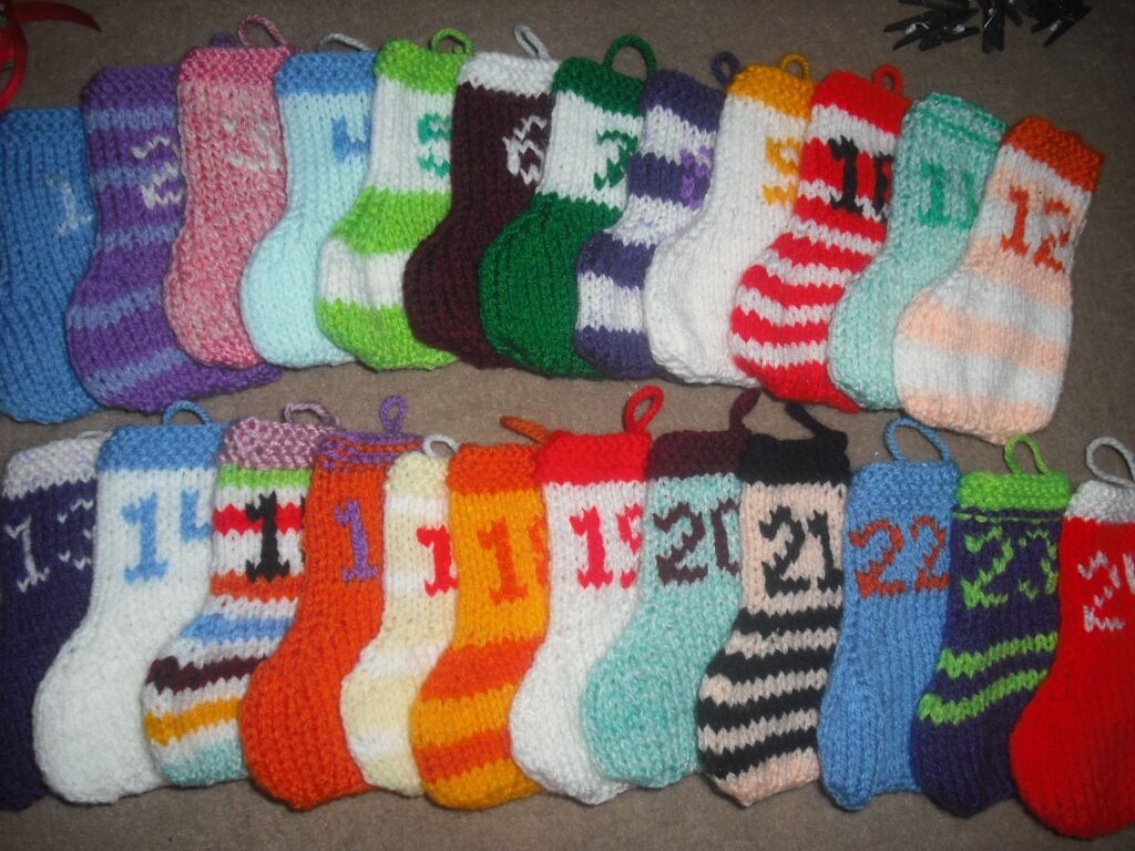 Advent Calendar Knitting