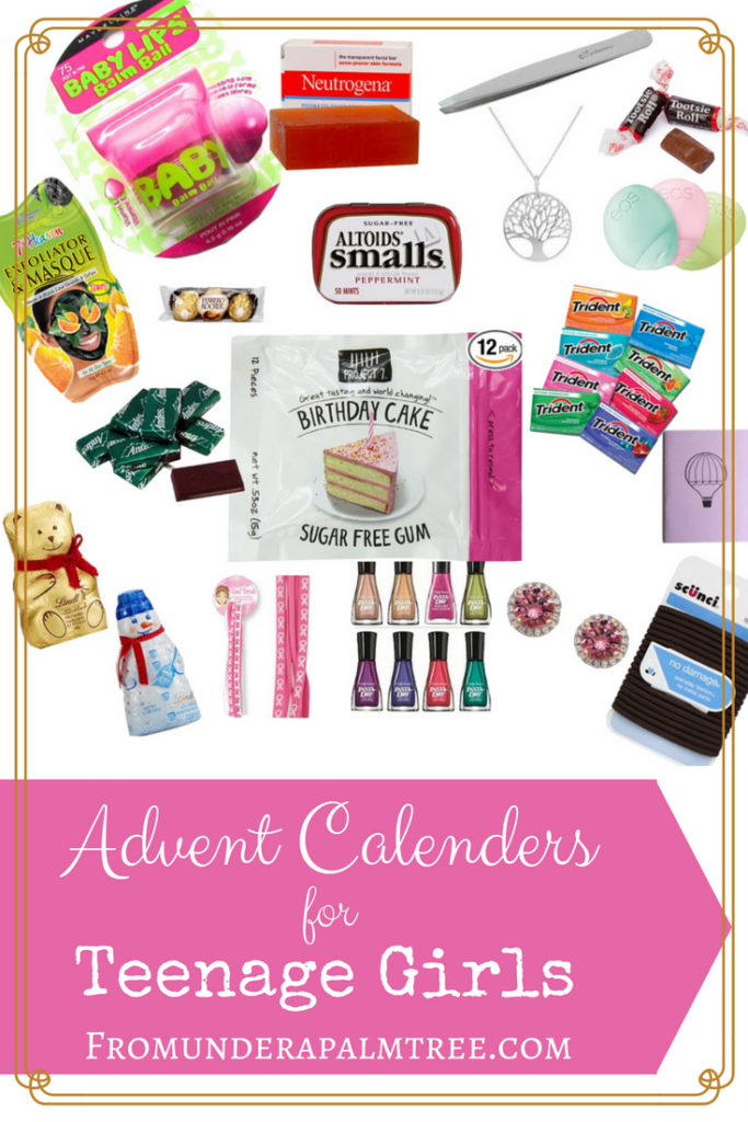 Advent Calendars For Teenage Girls From Under A Palm Tree Diy 