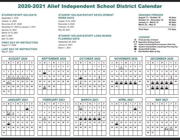 Alief ISD Calendar A Comprehensive Guide For Students And Parents 