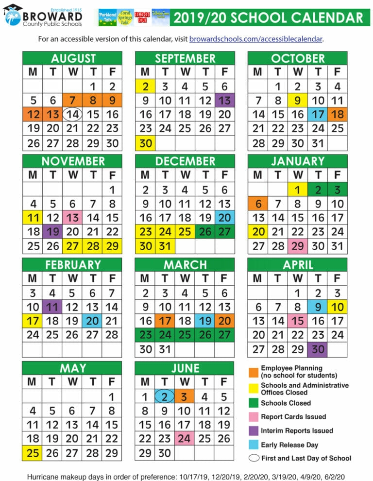 Broward School Calendar 2024 25 Pdf Editor Gilli Marika