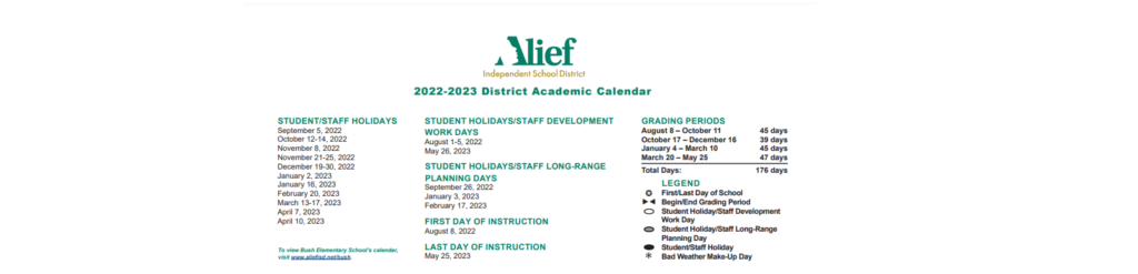 Crafting The Perfect Alief ISD Calendar A Concise Guide To Planning 