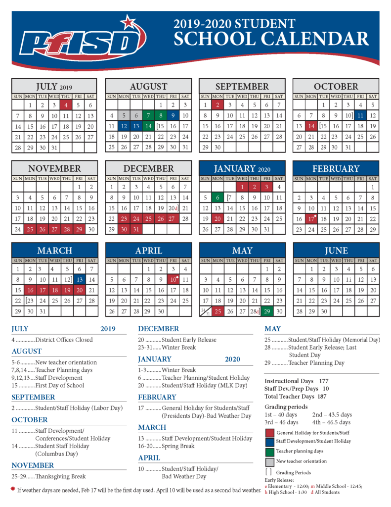 Decoding The Plano ISD Faculty Calendar 2025 2026 A Complete 