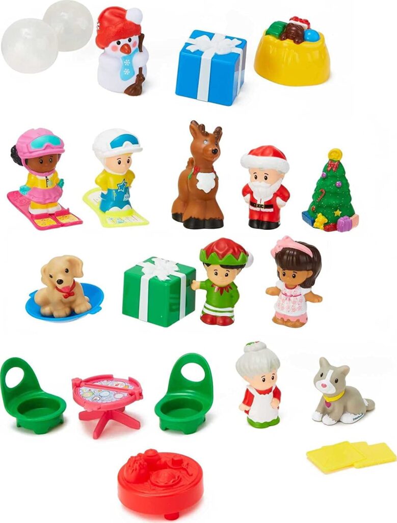 Fisher Price Little People Advent Calendar Set Of 24 Christmas Figures 