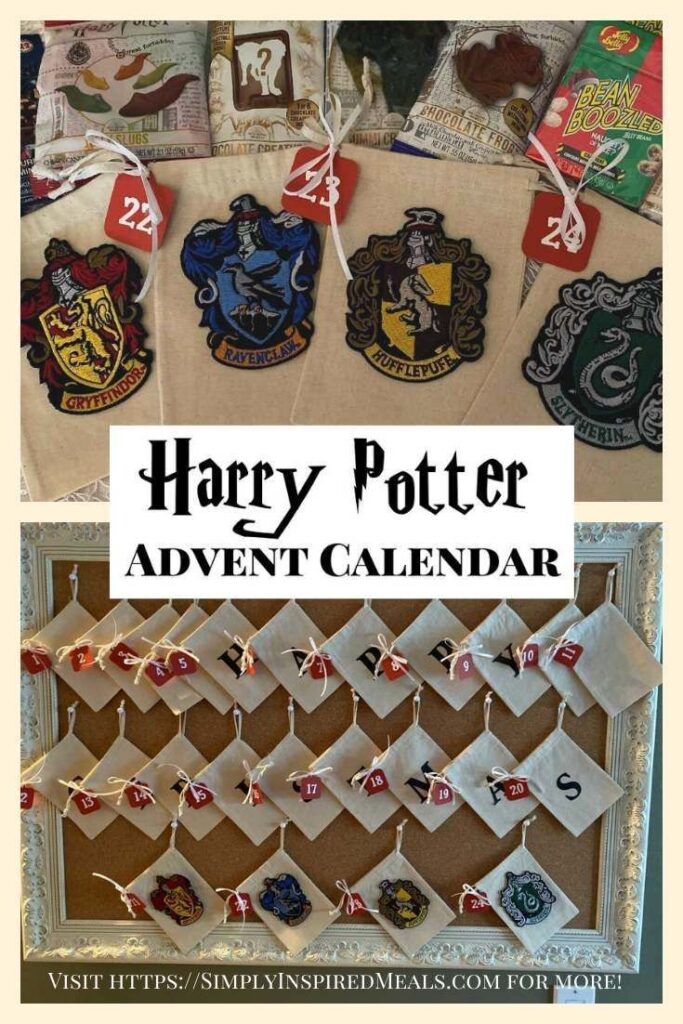 Harry Potter Advent Calendar Instructions