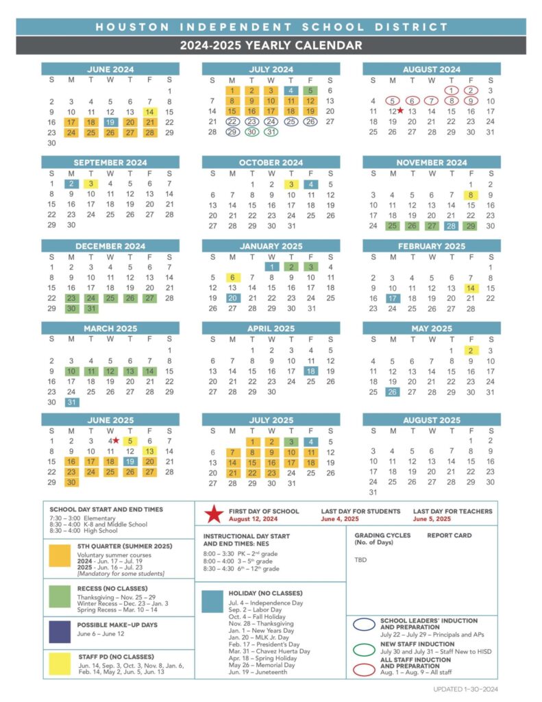 Hisd School Calendar 2024 25 Good Calendar Idea