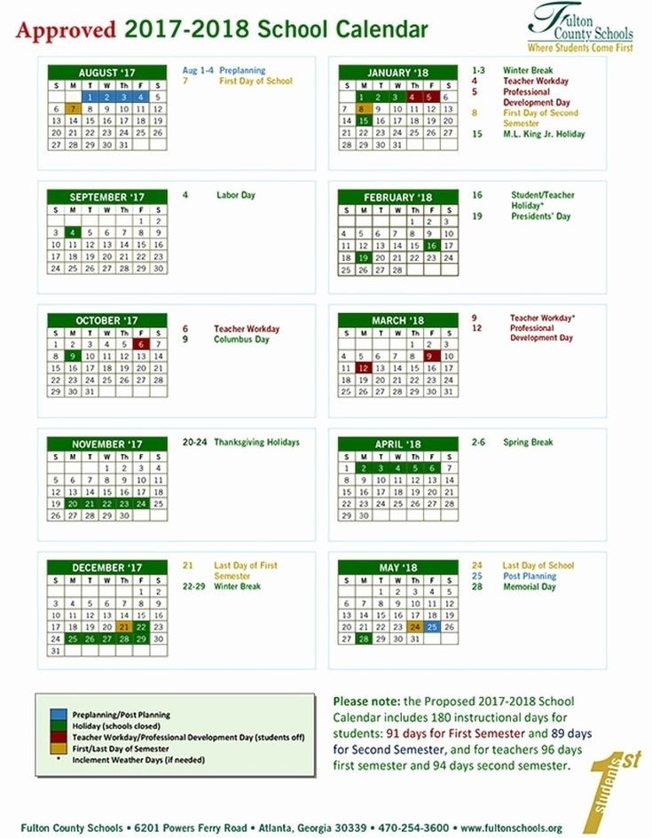 Incredible School Calendar Gwinnett County School Calendar Calendar 