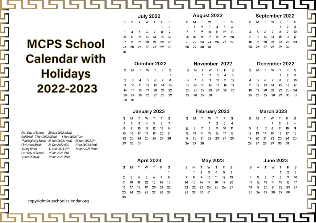 Navigating The Academic Year Understanding The Importance Of The MCPS 