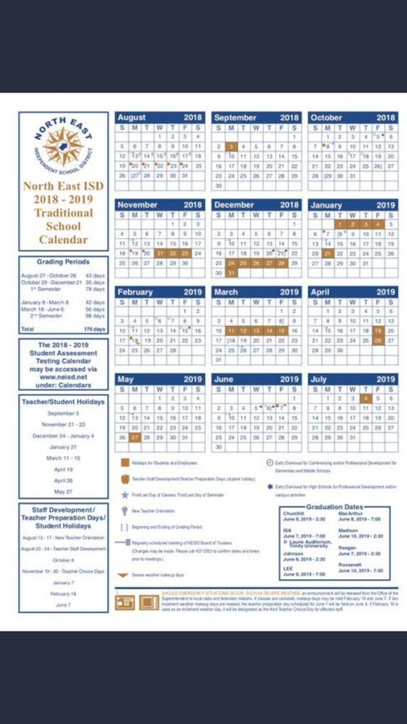 Neisd School Calendar 2024 25 2024 Calendar Printable