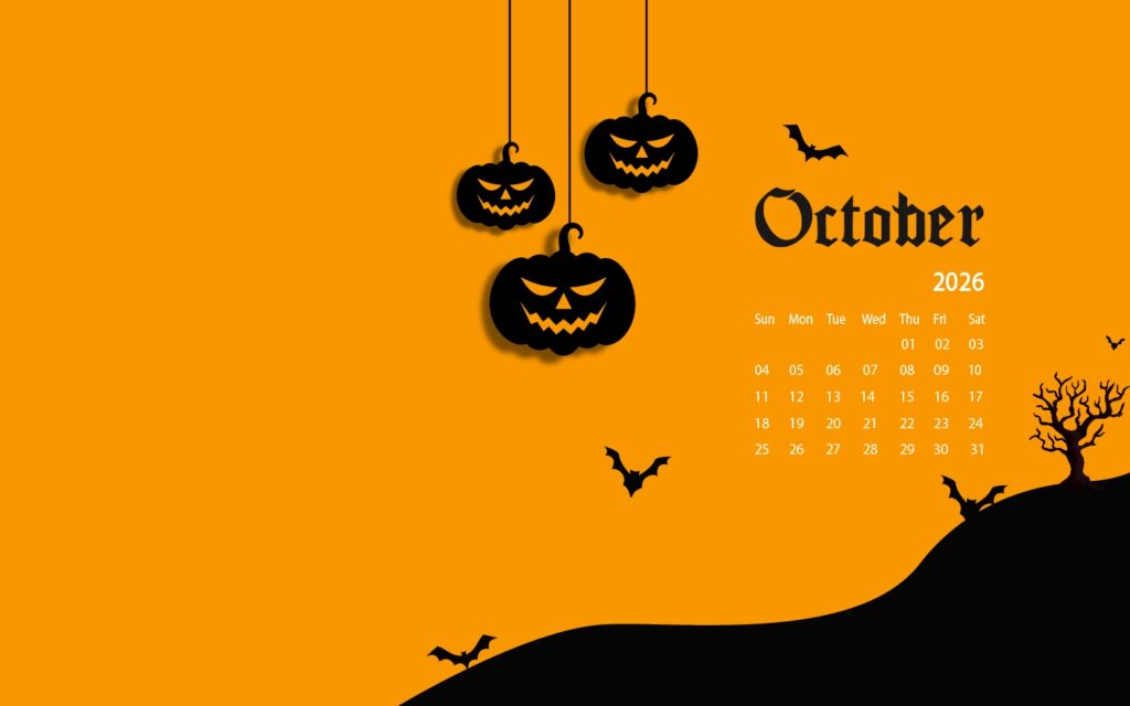 October 2026 Desktop Wallpaper Calendar CalendarLabs