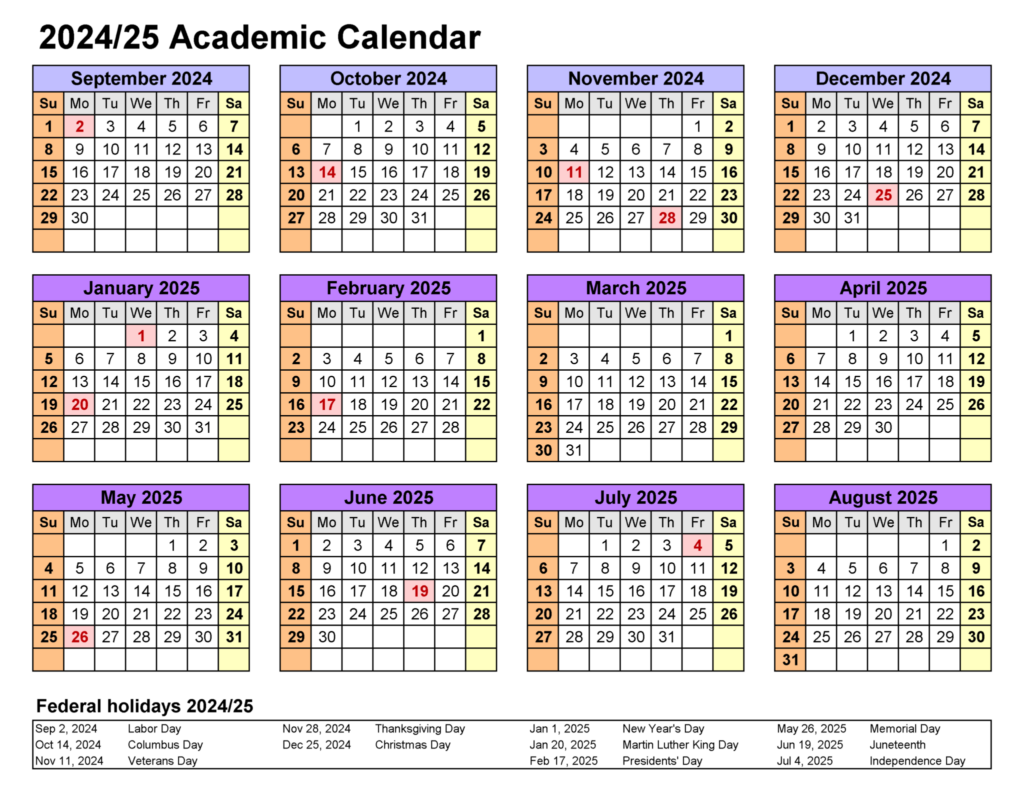  Rice University Academic Calendar 2024 2025 Updated 