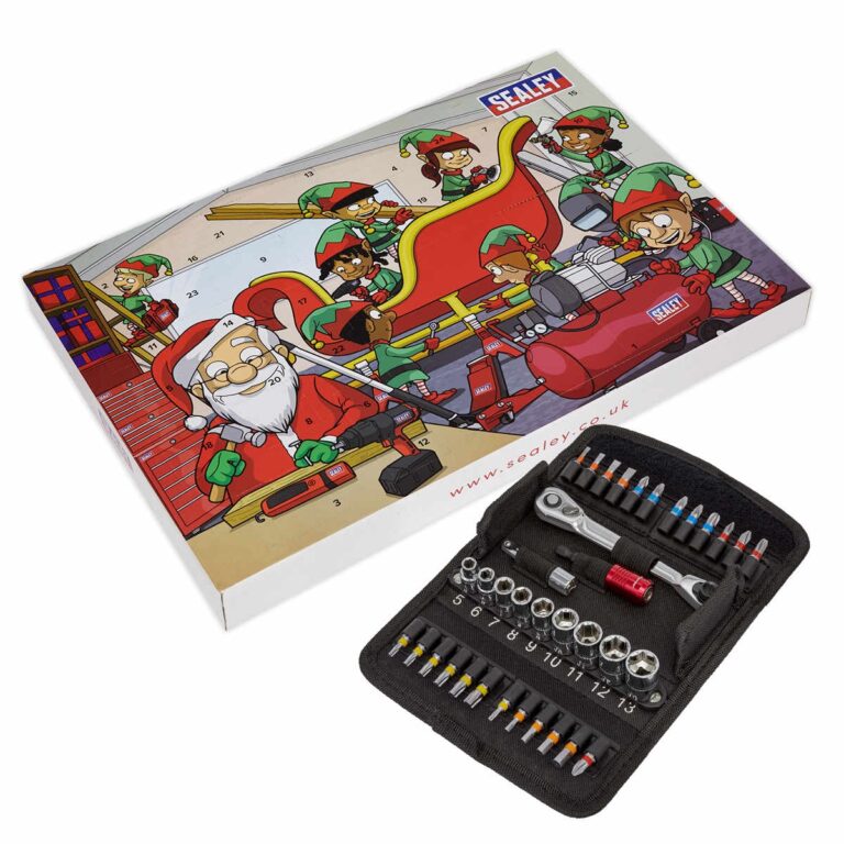 Sealey Advent Calendar Ratchet Socket Bit Tool Set Sealey Advent 