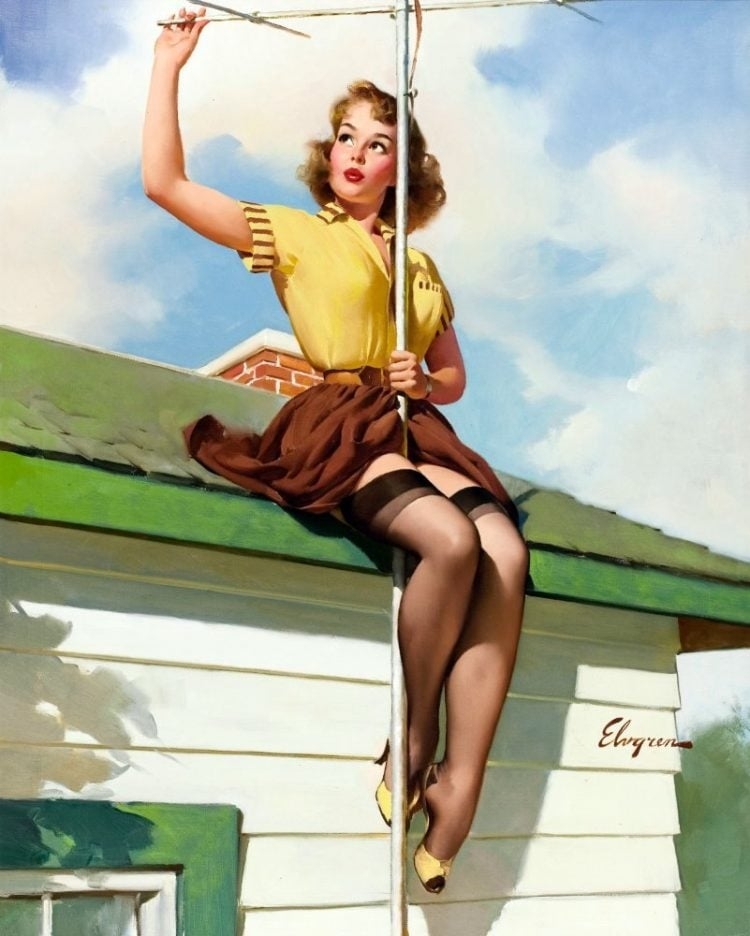 See Vintage Calendar Girls Pin ups From The 40s 50s Plus Meet 