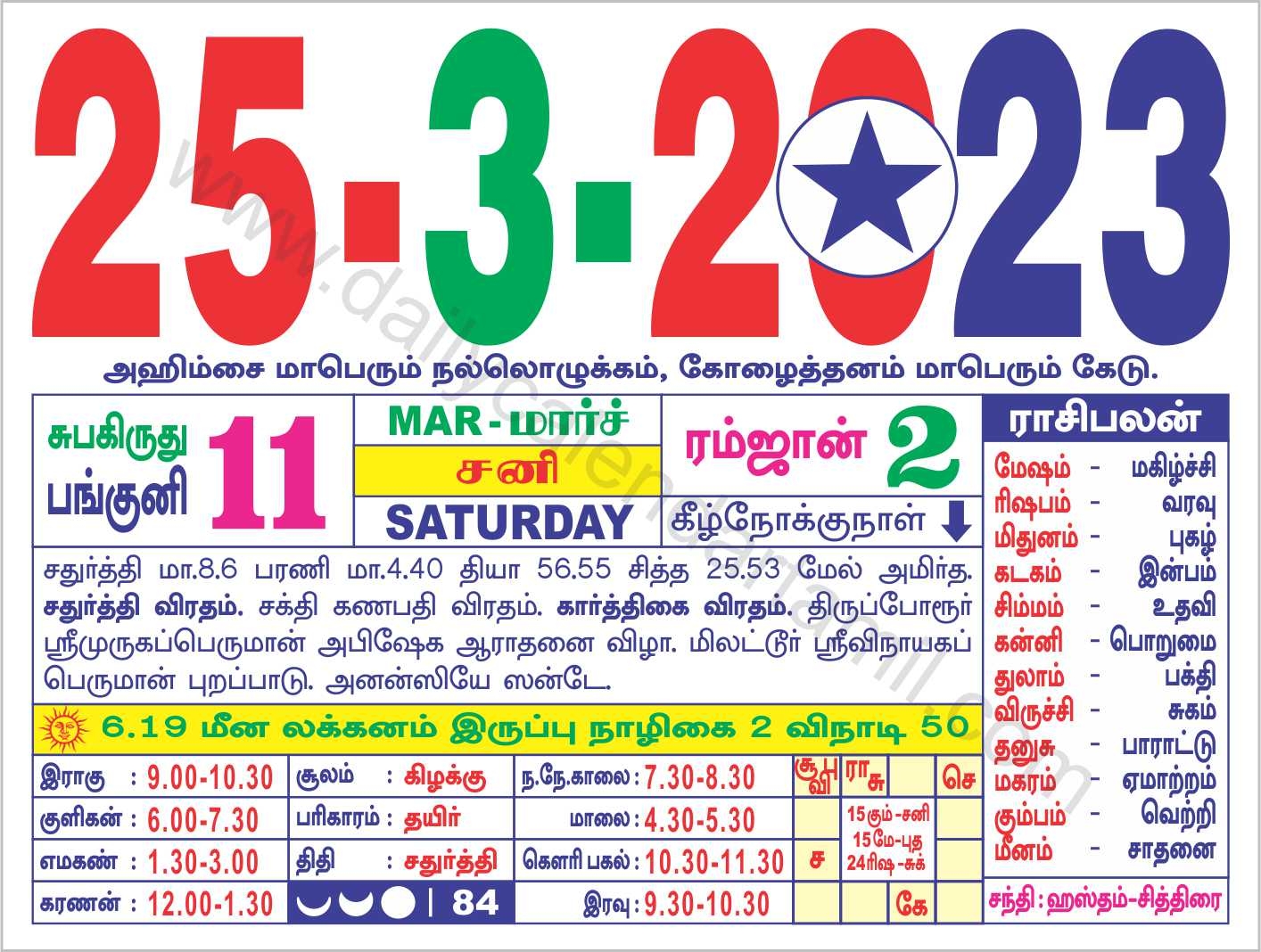 Unveiling The Significance Of The Tamil Calendar A Comprehensive Look