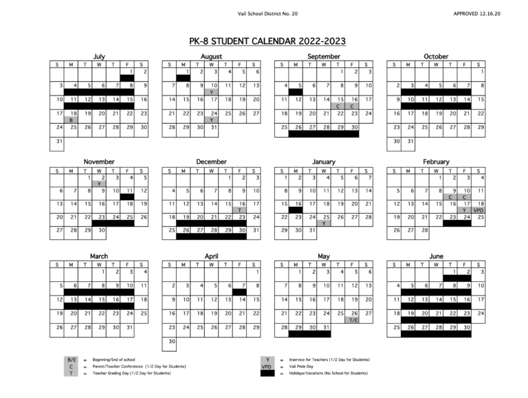 Vail Daily Events Calendar Printable Word Searches