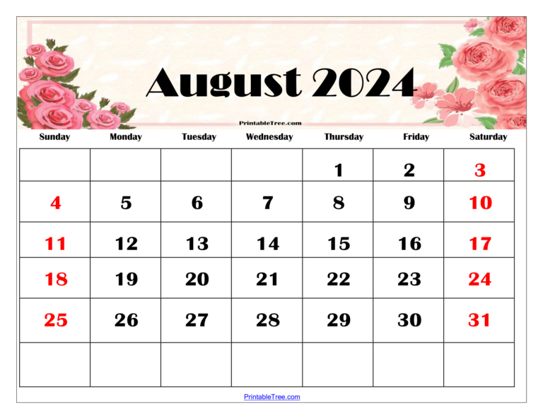 2025 August Calendar Printable Free Calendar Leon Tanner