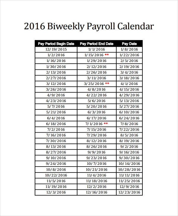 2025 Biweekly Payroll Calendar Template Excel Pdf 2025 Lola Reese