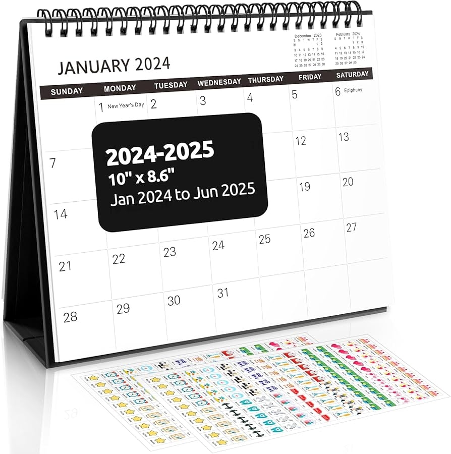 2025 Desk Calendar 11 17 Inches Jayne Dulcine