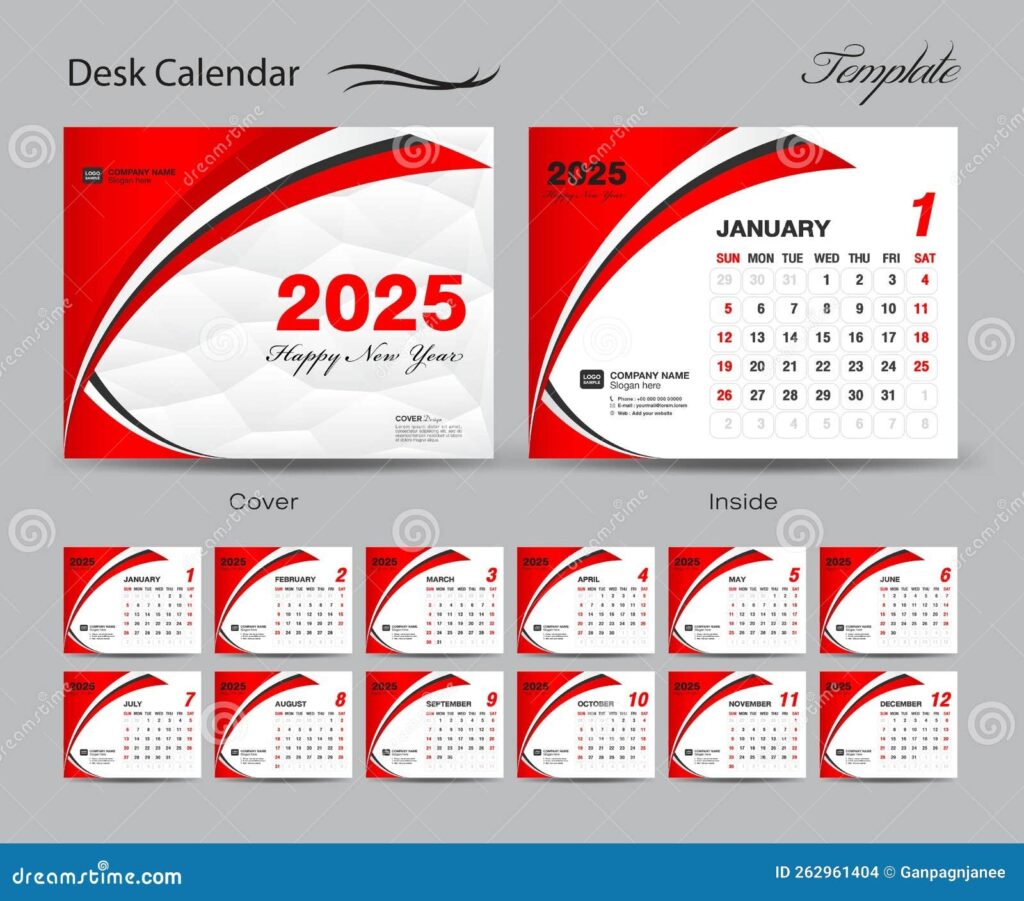 2025 Monthly Desk Calendar An Essential Tool For Planning And 