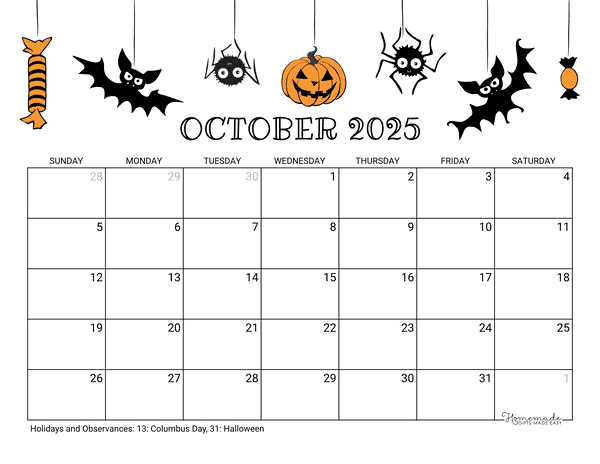 2025 Printable Calendar Free Templates With Holidays