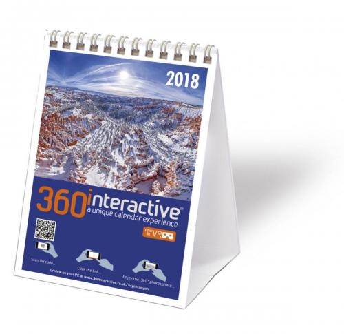 360interactive Mini Desk Calendar 2025 NEW Buy Promotional Products 