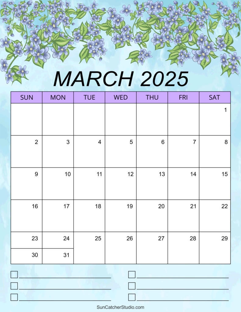 Calendar Format March 2025 Printable Emilia Willis