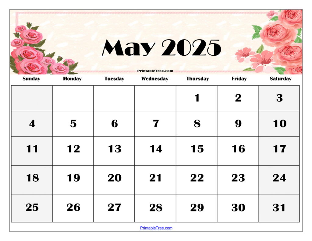 Calendar May 2025 Printable Free Downloads Timmi Giovanna