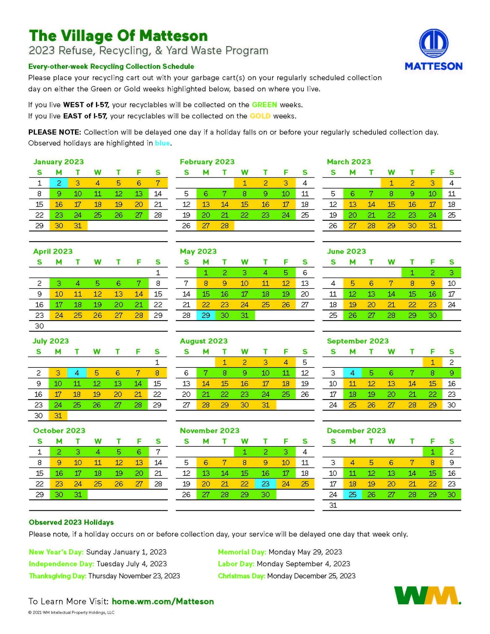 Durham Solid Waste Schedule