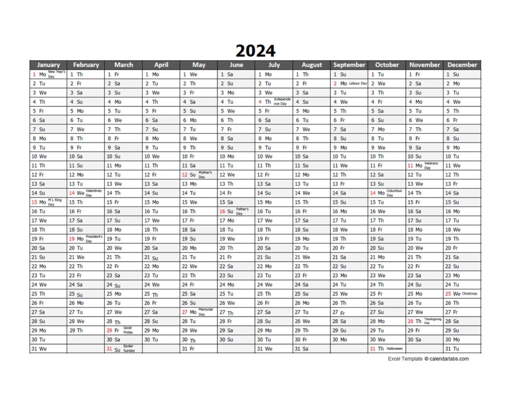 Editable Annual Calendar 2025 Andres Tyler