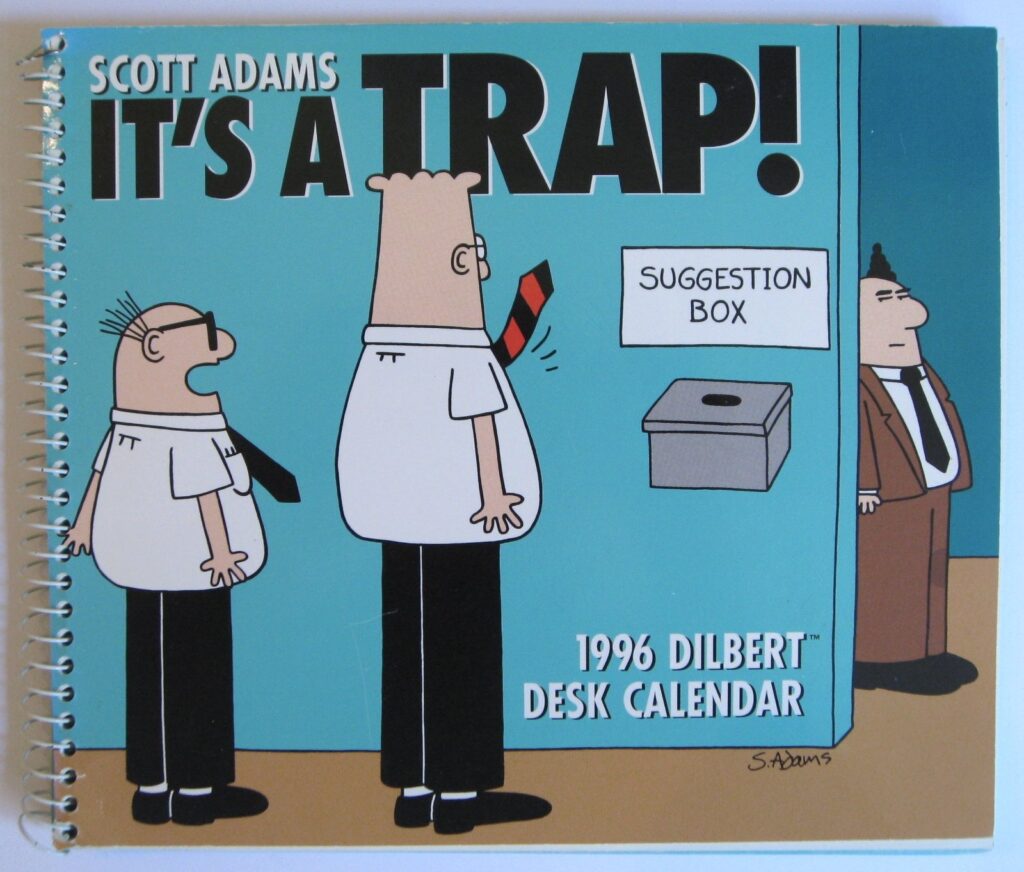 It s A Trap 1996 Dilbert Desk Calendar By Scott Adams Goodreads