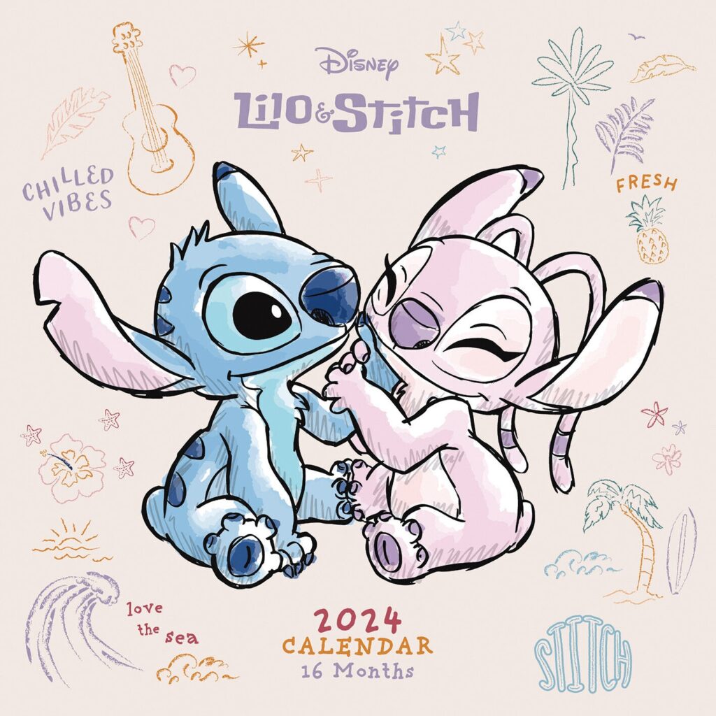 Lilo Stitch 2024 Calendar Official Grelly UK