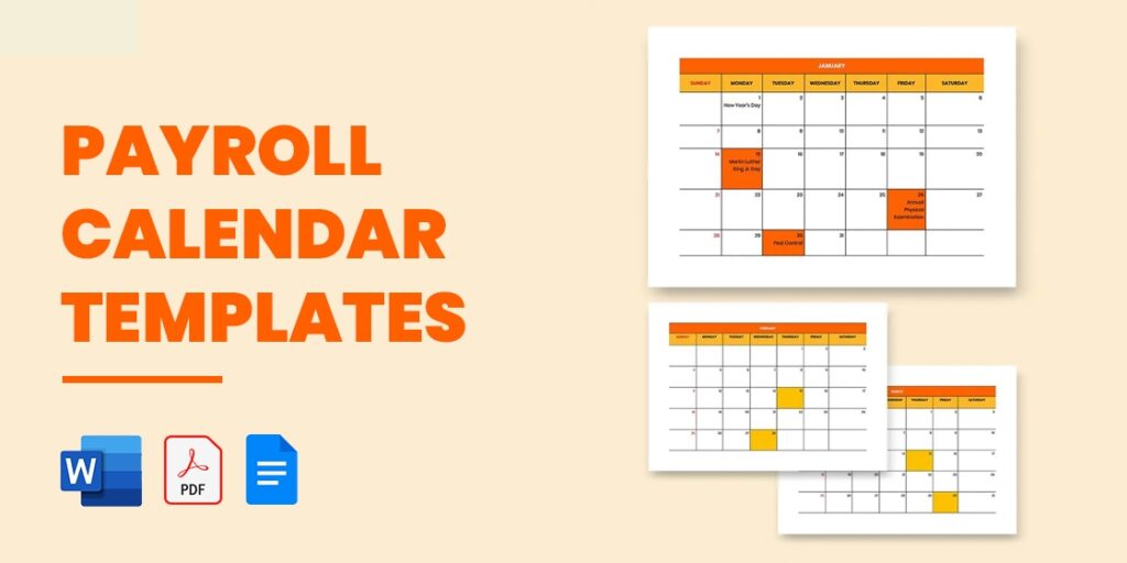 Payroll Calendar 2025 Template Kitti Lauraine