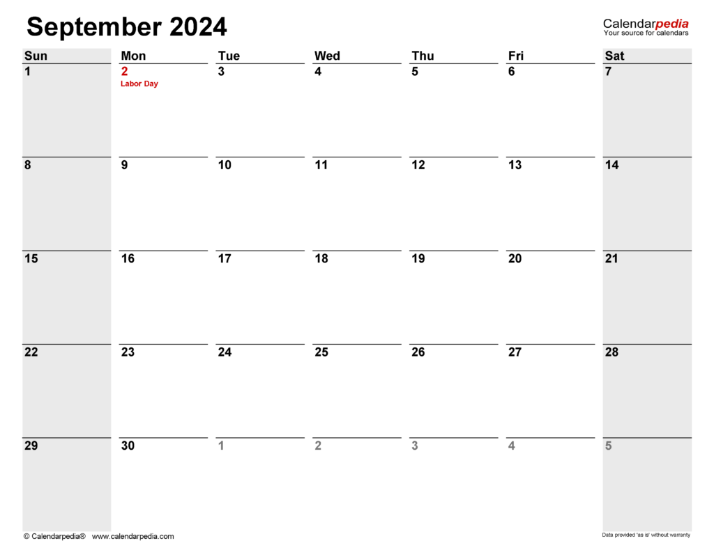 Sept 2025 Calendar Printable Free Pdf Editor Jasmine Leen