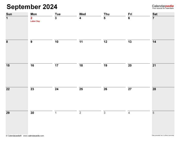 Sept 2025 Calendar Printable Free Pdf Editor Jasmine Leen