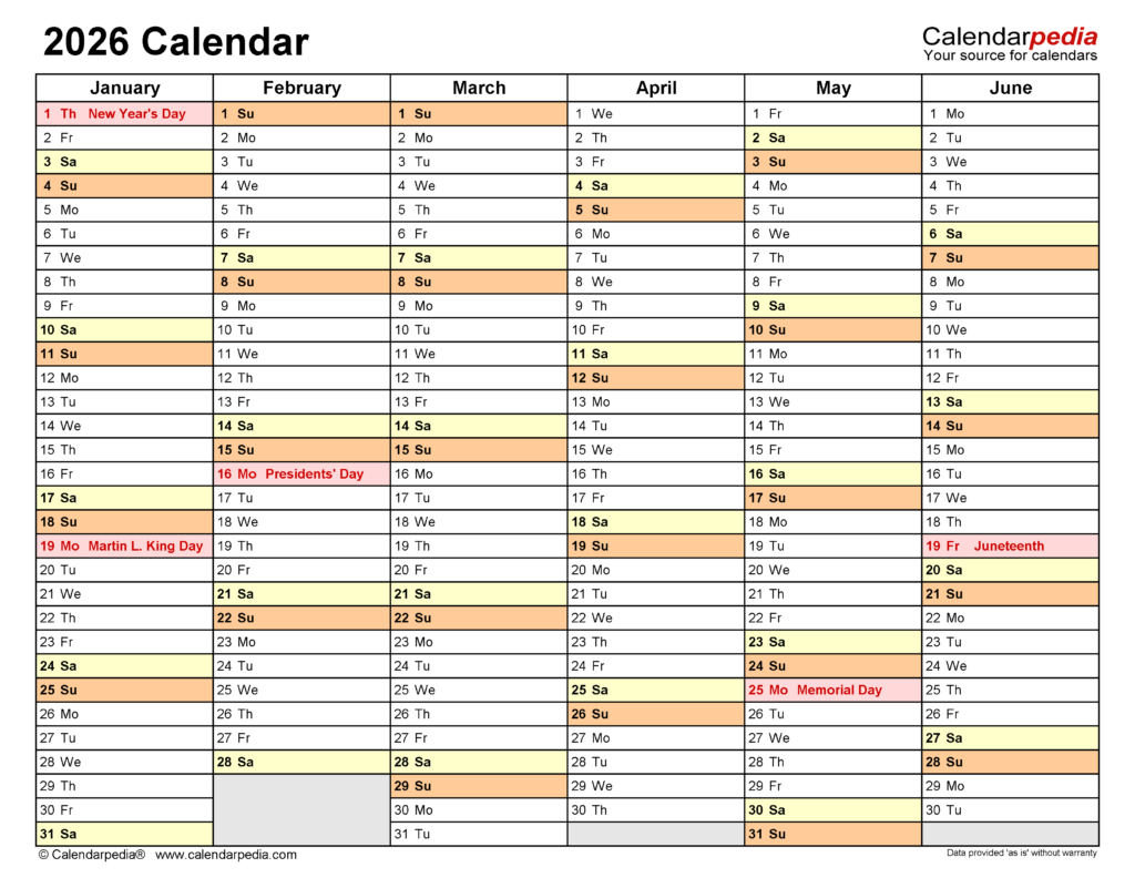 The A4 Calendar 2026 Template A Guide To Effective Time Management And 