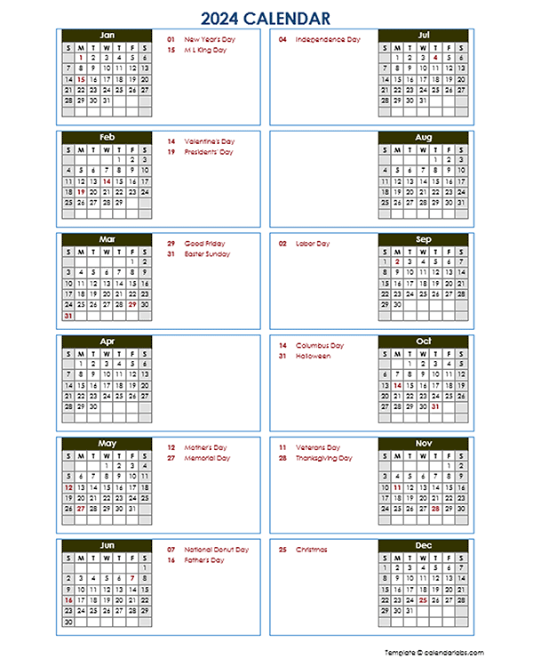 Year At A Glance Calendar 2025 Free Printable Carmen Elise