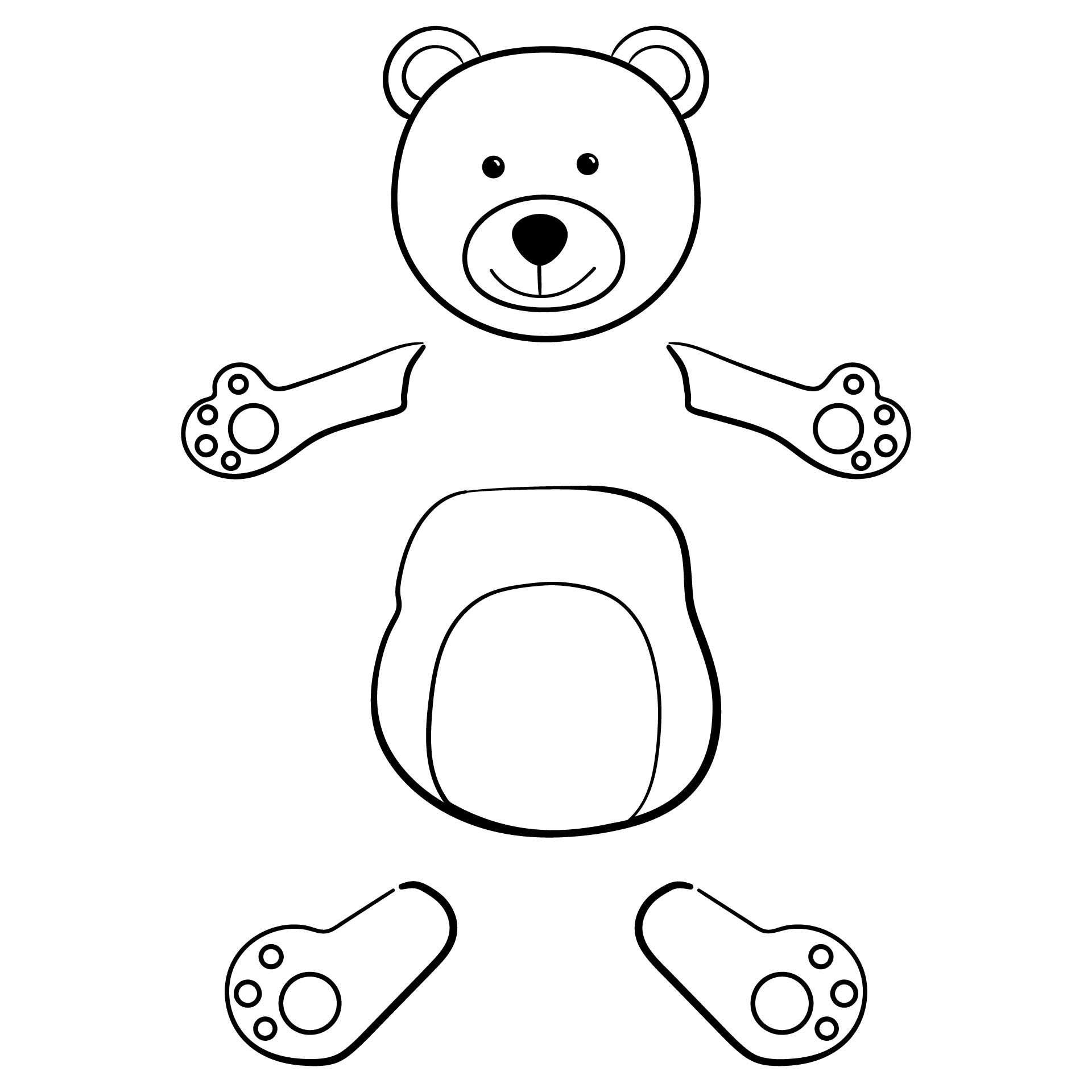 10 Best Teddy Bear Template Printable Teddy Bear Template Bear 10 Best Teddy Bear Template Printable Teddy Bear Template Bear