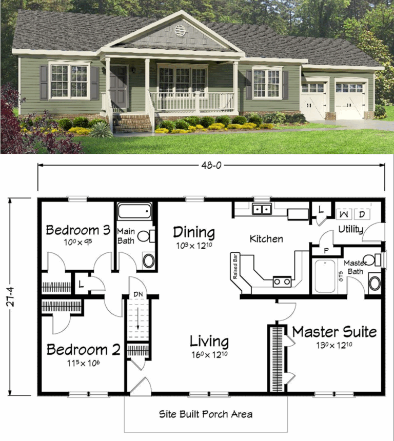 10 Gorgeous Ranch House Plans Ideas Ranch House Floor Plans Ranch 