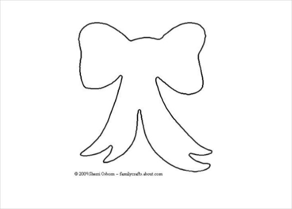 10 Paper Bow Templates Free Sample Example Format Download 