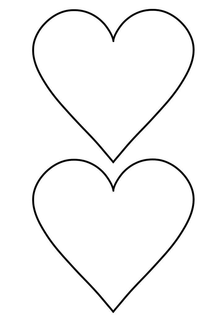12 Free Printable Heart Templates Cut Outs