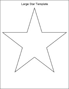 12 Inch Printable Star Template Pdf PDF Template