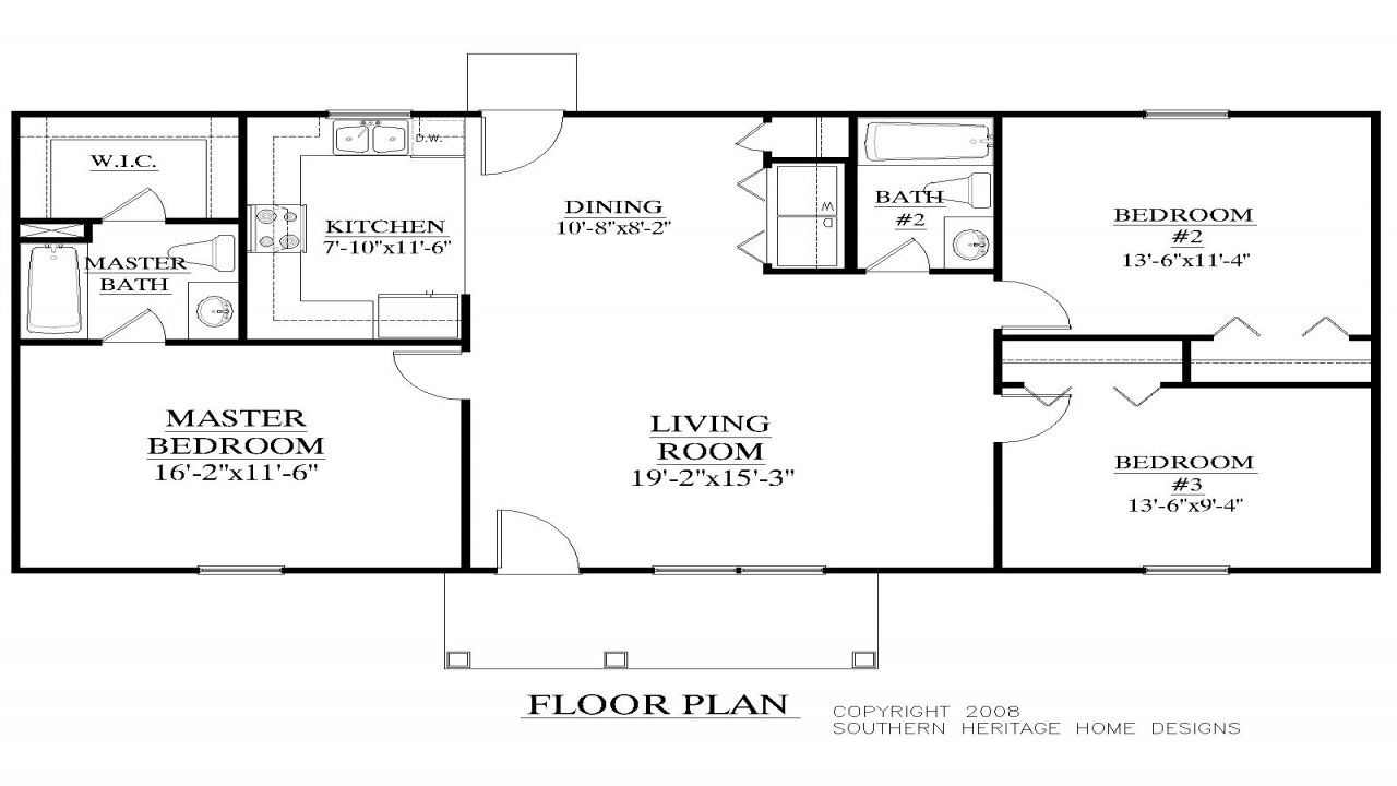 1200 Sq Ft House Plans 3d Small Modern House Plans Small Modern Home 