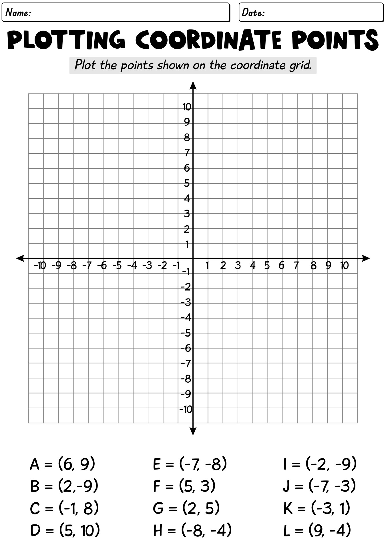 14 Fun Coordinate Plane Worksheet Free PDF At Worksheeto 14 Fun Coordinate Plane Worksheet Free PDF At Worksheeto