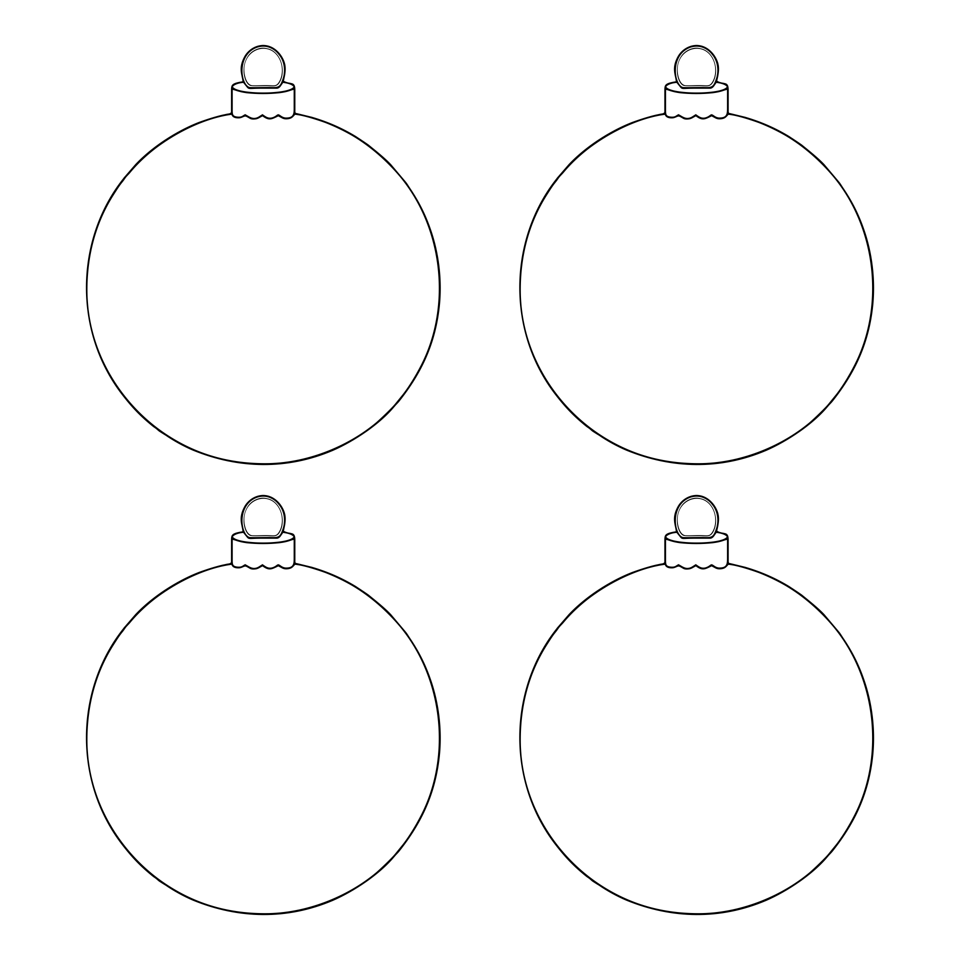 15 Best Free Printable Christmas Ornament Shapes PDF For Free At Printablee