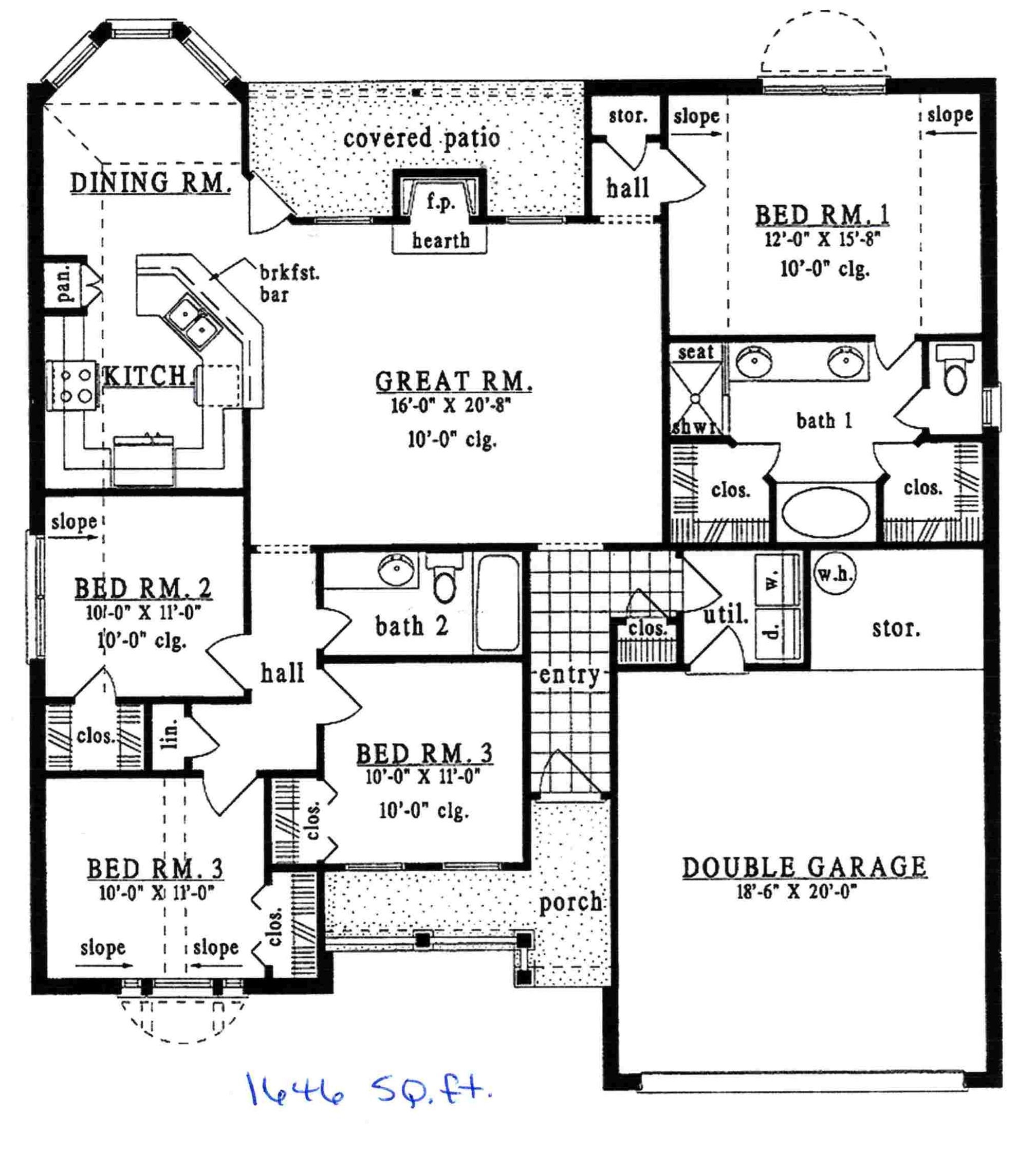 1500 Square Feet House Plan Single Floor Byklao 1500 Square Feet House Plan Single Floor Byklao