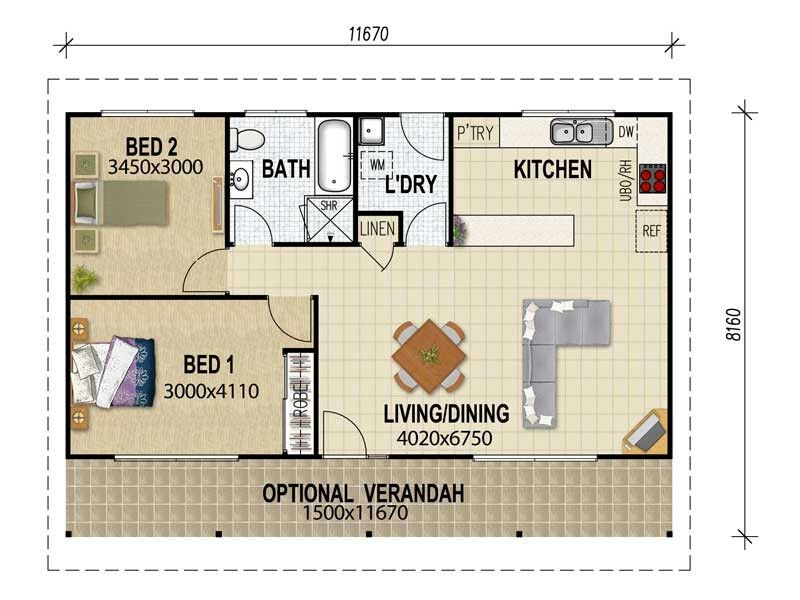 2 Bedroom Guest House Floor Plans A Guide For Homeowners House Plans