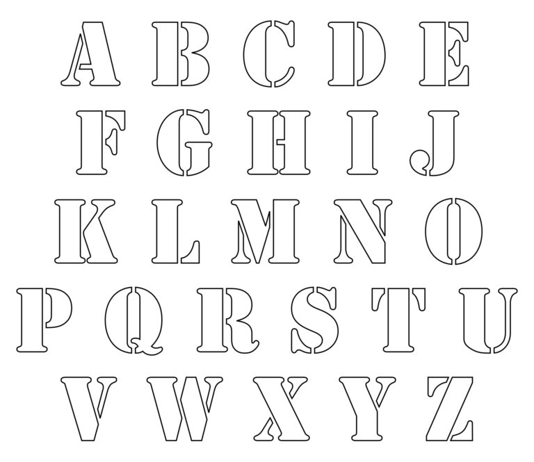2 Inch Alphabet Letters 20 Free PDF Printables Printablee