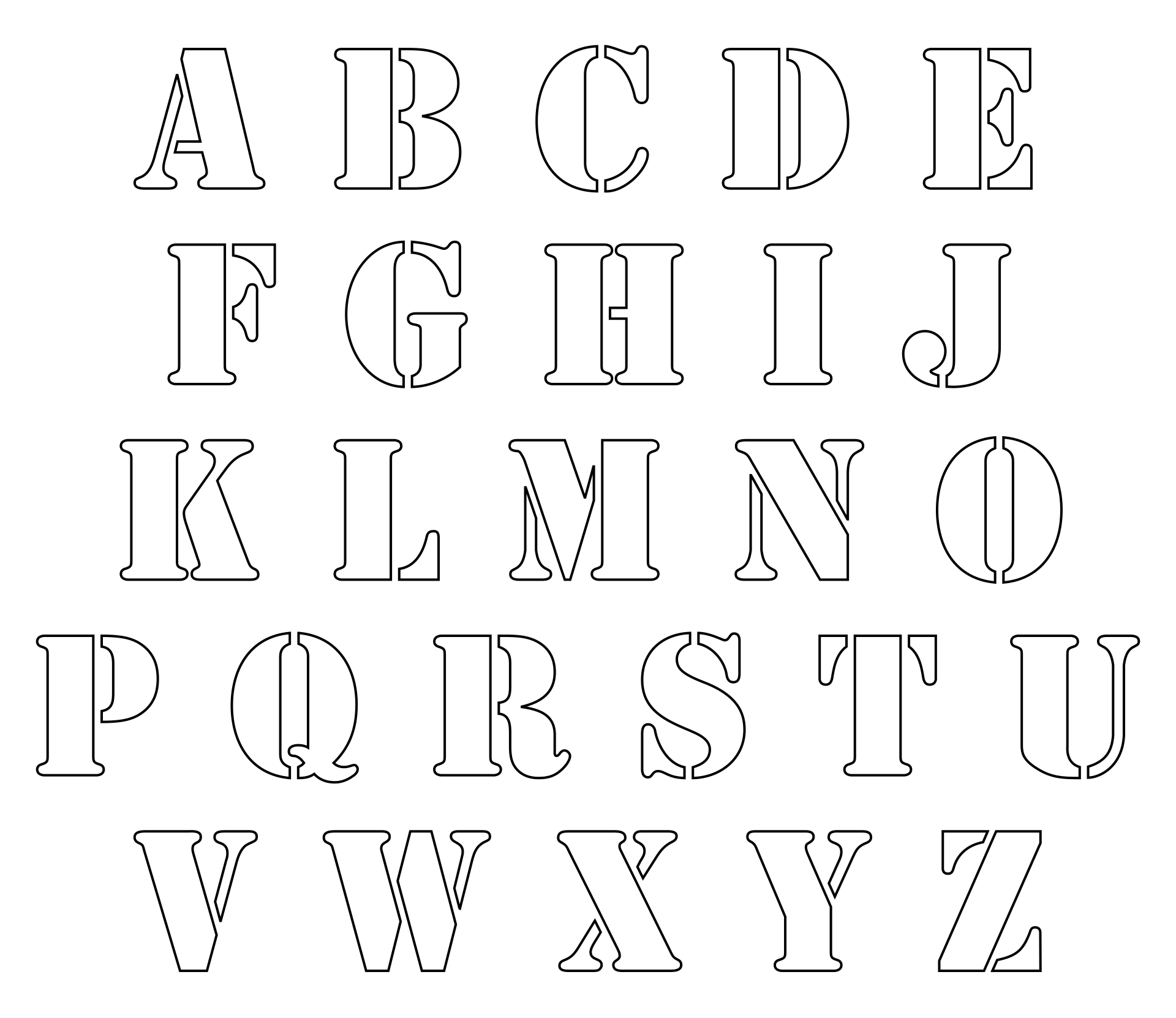 2 Inch Alphabet Letters 20 Free PDF Printables Printablee 2 Inch Alphabet Letters 20 Free PDF Printables Printablee