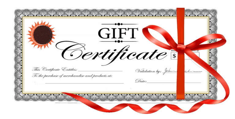 21 Free Free Gift Certificate Templates Word Excel Formats